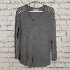 Studded shoulder Michael Kors Top